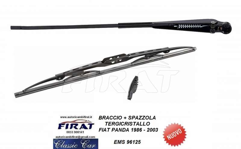 BRACCIO TERGI FIAT PANDA 86 - 03 CON SPAZZOLA
